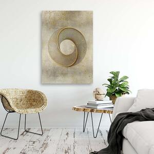Obraz na plátne Zlatý kruh - Andrea Haase Rozmery: 40 x 60 cm