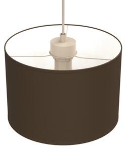 Luster na lanku ARDEN 1xE27/15W/230V priemer 25 cm béžová/hnedá