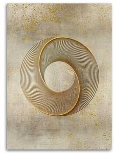 Obraz na plátne Zlatý kruh - Andrea Haase Rozmery: 40 x 60 cm