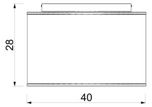 Stropné svietidlo ARDEN 3xE27/15W/230V pr. 40 cm béžová/hnedá