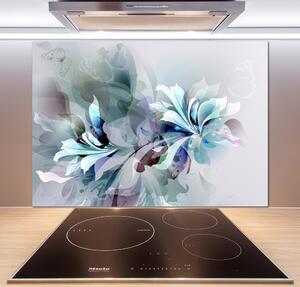 Panel do kuchyne Abstrakcie kvety pl-pksh-100x70-f-77524486