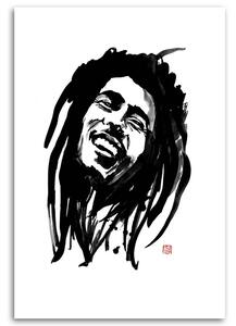 Obraz na plátne Bob Marley - Péchane Rozmery: 40 x 60 cm