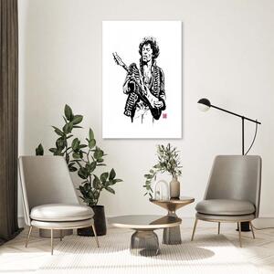 Obraz na plátne Jimi Hendrix - Péchane Rozmery: 40 x 60 cm