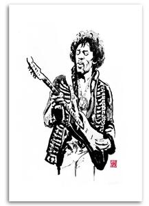 Obraz na plátne Jimi Hendrix - Péchane Rozmery: 40 x 60 cm