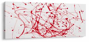 Obraz technikou Drippingu (120x50 cm)
