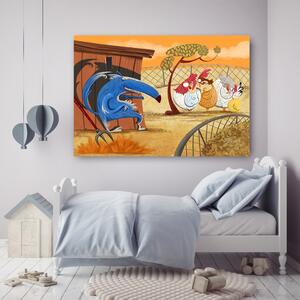 Obraz na plátne Lov na kurčatá - Gustavo Gabriel San Martin Rozmery: 60 x 40 cm