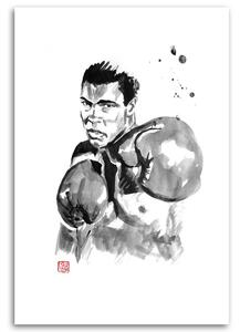 Obraz na plátne Muhammad Ali - Péchane Rozmery: 40 x 60 cm