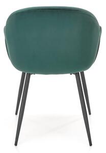 Halmar Jedálenská stolička K480, tmavozelená