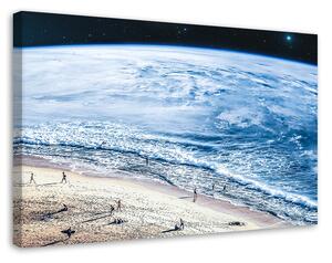 Obraz na plátne Vesmírna pláž - Alex Griffith Rozmery: 60 x 40 cm