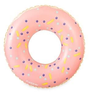 Nafukovací kruh Donut Strawberry 79x22cm