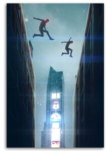 Obraz na plátne Budovy Ľudia Nočné mesto - Bryantama Art Rozmery: 40 x 60 cm