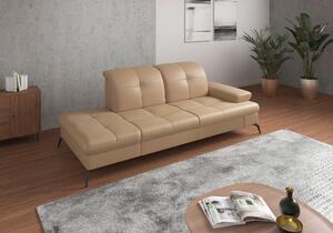 LEŇOŠKA, textil, koža, cappuccino Sit & More - Online Only obývacie izby, Online Only