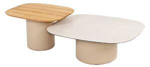Demi set stolíkov latte 50x60 cm + 70x80 cm