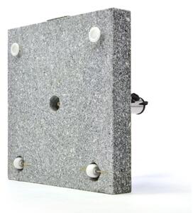 Stojan na slnečník - žula / nerezová oceľ, 50 kg