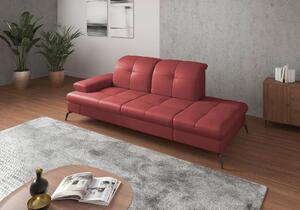 LEŇOŠKA, textil, koža, červená Sit & More - Online Only obývacie izby, Online Only