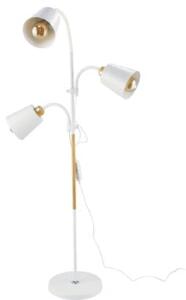 BERGE Stojacia lampa biela 3xE27