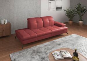 LEŇOŠKA, textil, koža, červená Sit & More - Online Only obývacie izby, Online Only