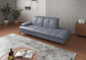 LEŇOŠKA, textil, koža, sivomodrá Sit & More - Online Only obývacie izby, Online Only