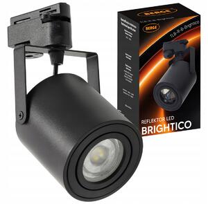 BERGE LED koľajnicové svetlo GU10 - čierne