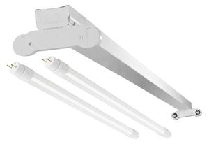 BERGE LED svietidlo so žiarivkami 2x60cm - 18W - 1800lm - studená biela - sada