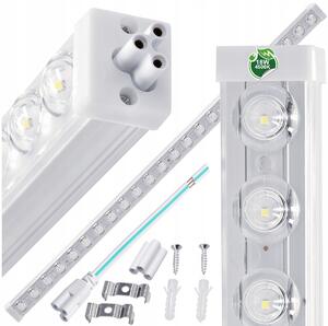 BERGE LED lampa NEPTUN 60cm - 18W -1800lm - IP20 - 4000K - neutrálna biela