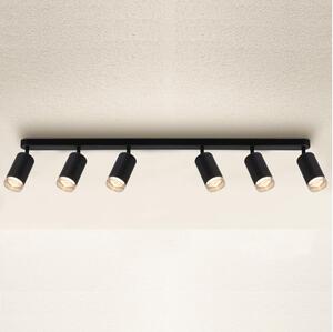 Brilagi - Kúpeľňové bodové svietidlo SELE 6xGU10/30W/230V IP44 čierna