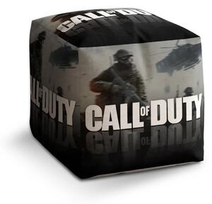 Sablio Taburet Cube Call of Duty Vrtuľník - 40x40x40 cm