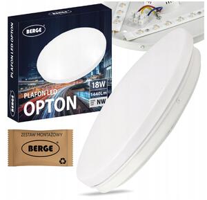 BERGE Prisadený LED stropný panel 18W 1440lm Okrúhly SZ