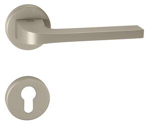 Dverové kovanie MP Supra - R 3097 (NP - Nikel perla), kľučka-kľučka, Otvor pre obyčajný kľúč BB, MP NP (nikel perla)