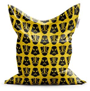 Sablio Sedací vak Star Wars Stormtrooperi Pattern na žltej - 150x100 cm