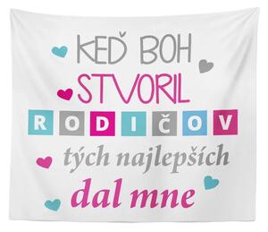 Sablio Deka Keď Boh stvoril rodičov: 150x120 cm