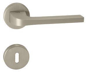 Dverové kovanie MP Supra - R 3097 (NP - Nikel perla), kľučka-kľučka, WC kľúč, MP NP (nikel perla)