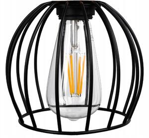 BERGE Stínidlo lustrové lampy Wire ball ČERNÁ