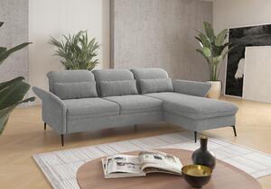 ROHOVÁ SEDAČKA, textil, sivá Sit & More - Sedačky, Online Only