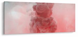 Obraz červeného dymu (120x50 cm)
