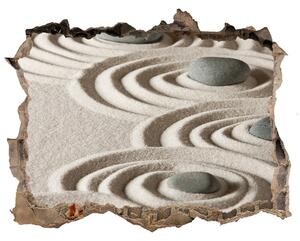 Díra 3D fototapeta Zen kamene piesok nd-k-62705757