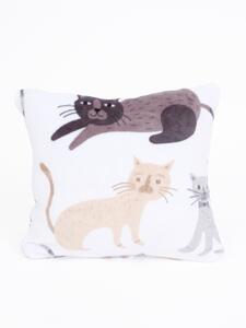 Obliečka na vankúšik mikroplyš Exclusive 40 × 40 cm - Mačičky