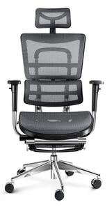 Kancelárska ergonomická stolička DIABLO V-MASTER: čierno-šedá Diablochairs 1W-9706-5A8S