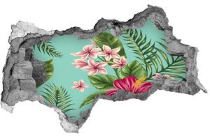 Nálepka 3D diera samolepiaca Havajské kvety nd-b-78341444