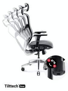 Kancelárska ergonomická stolička DIABLO V-BASIC: čierno-šedá Diablochairs 4Q-ICAE-2HP8
