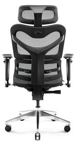 Kancelárska ergonomická stolička DIABLO V-COMMANDER : čierno-šedá Diablochairs 68-DVBO-6KIF
