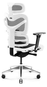 Kancelárska ergonomická stolička Diablo V-Commander bielo-čierna Diablochairs 0I-6P6S-T8U5