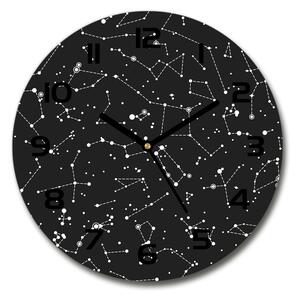 Sklenené hodiny okrúhle Hviezdokopy pl_zso_30_f_115489361