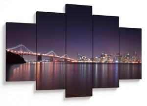 Obraz pohľadu na San Francisco, California (150x105 cm)