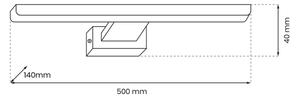 LED Obrazové svietidlo PINTO LED/12W/230V biela