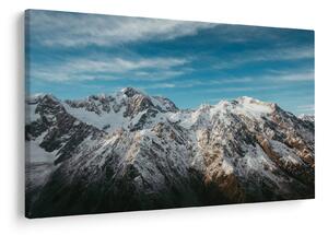 Obraz zasnežených vrcholkov, Fiordland (90x60 cm)