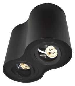 Bodové svietidlo SIROCO 2xGU10/30W/230V čierna