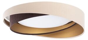 LED stropné svietidlo GALAXY MODERN LED/24W/230V priemer 55 cm béžová/hnedá/zlatá
