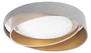 LED Stropné svietidlo GALAXY MODERN LED/24W/230V pr. 55 cm sivá/béžová/zlatá
