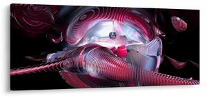 Obraz - Abstrakcie, vesmírne červy (120x50 cm)